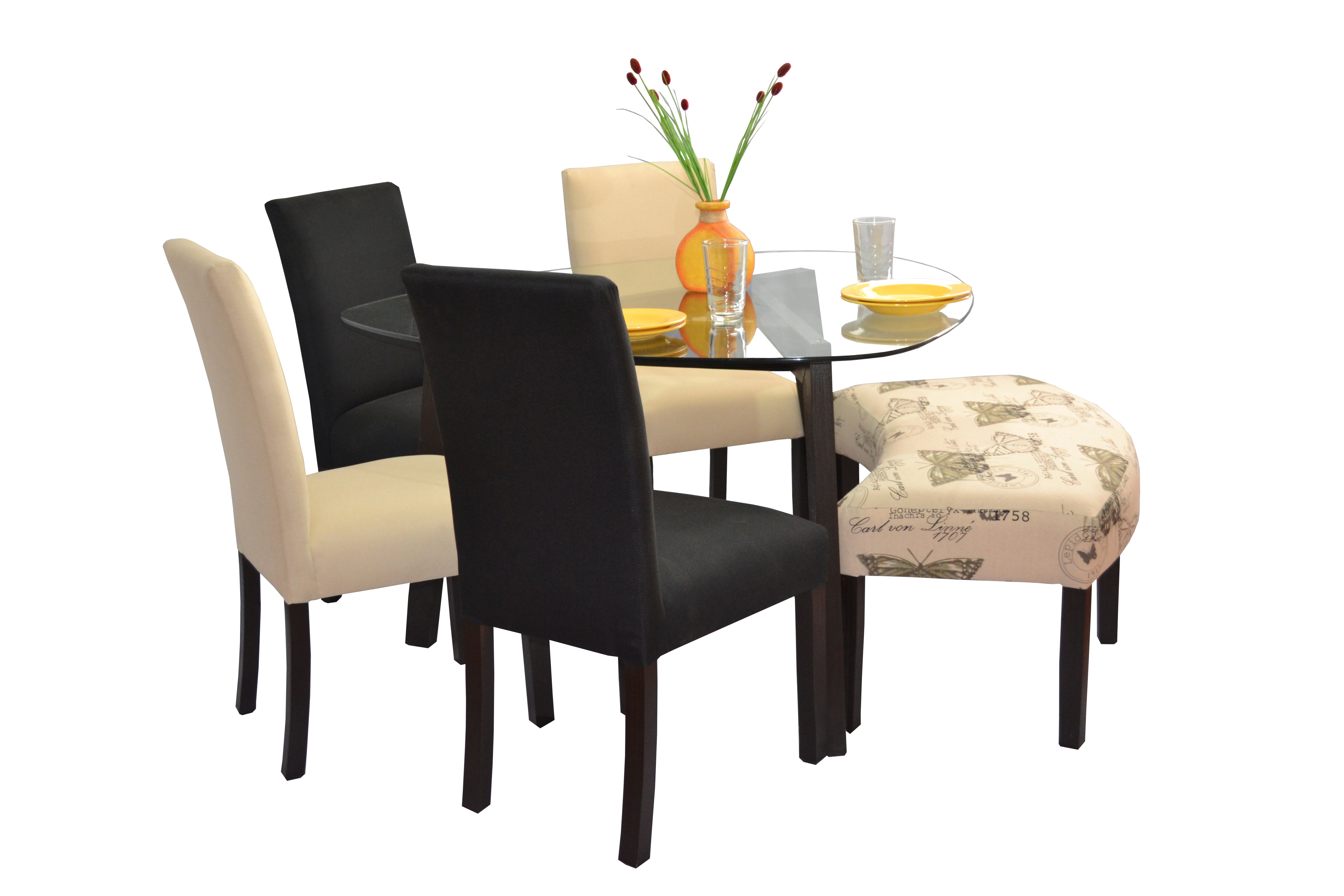 Promoción: Comedor Bermudas 6 personas (6 sillas o 4 sillas y una banca) + Sala Laguna. - Image 2